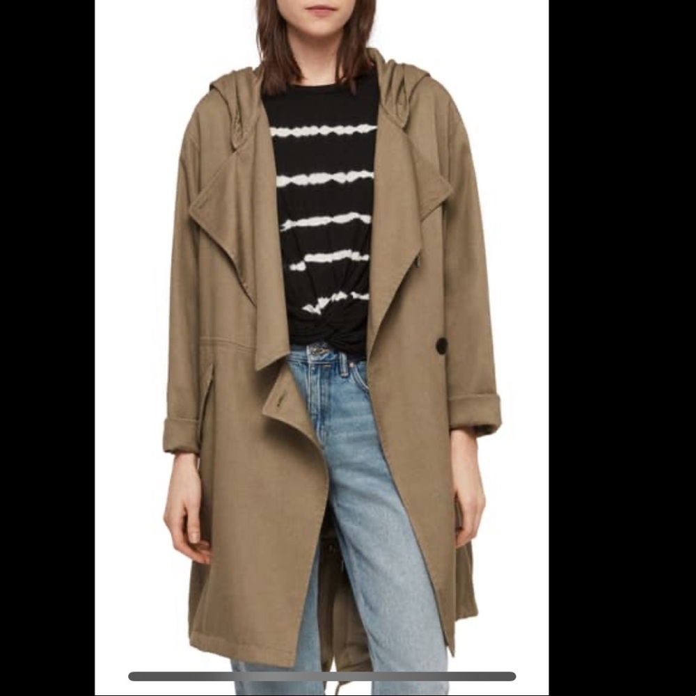 AllSaints Bexley Parker Hooded Jacket